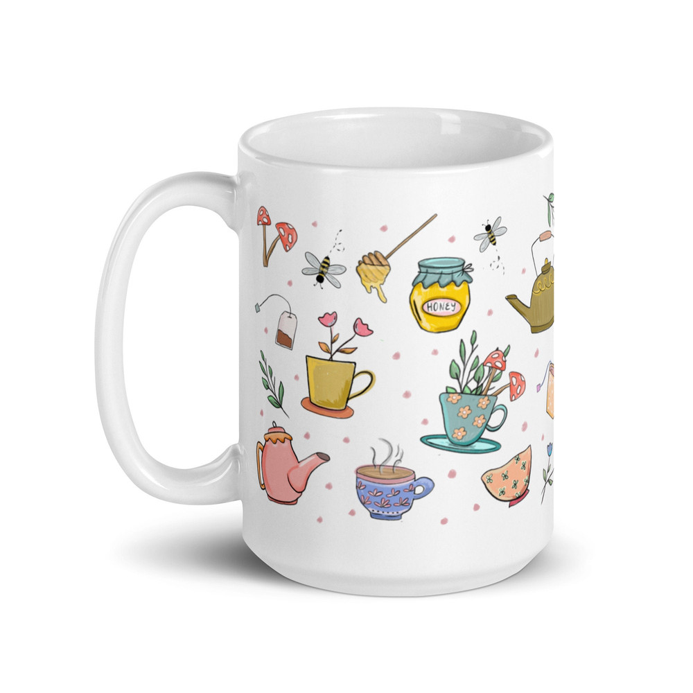 Tea mug, tea time mug, tea gifts - 5.jpg
