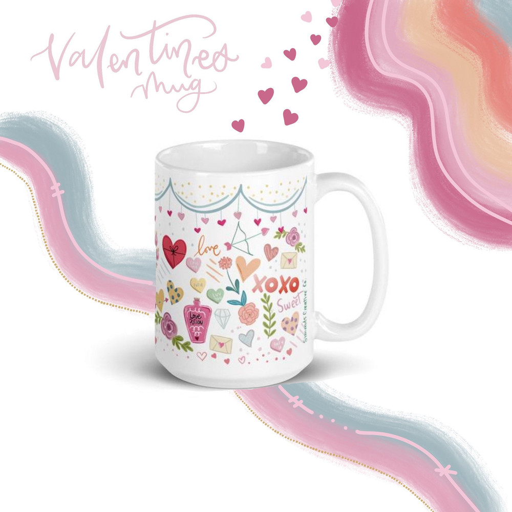 Valentines mug, Valentines gift, gifts for her, coffee mug for her, Valentine’s Day mug, I love you gifts, Coffee is my valentine - 1.jpg