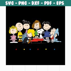 snoopy with lovely friends svg, trending svg, snoopy svg, snoopy lover, friends svg, snoopy clipart, snoopy cut file, sn