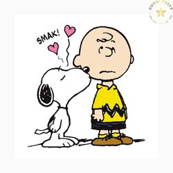 snoopy kiss charlie brown svg, trending svg, snoopy svg, snoopy lover, charlie brown svg, kiss svg, snoopy clipart, snoo