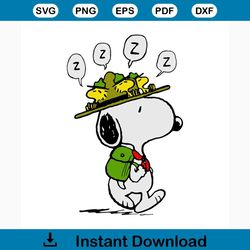 scoutmaster snoopy with woodstock svg, trending svg, snoopy svg, woodstock svg, scoutmaster svg, snoopy lover, snoopy cl