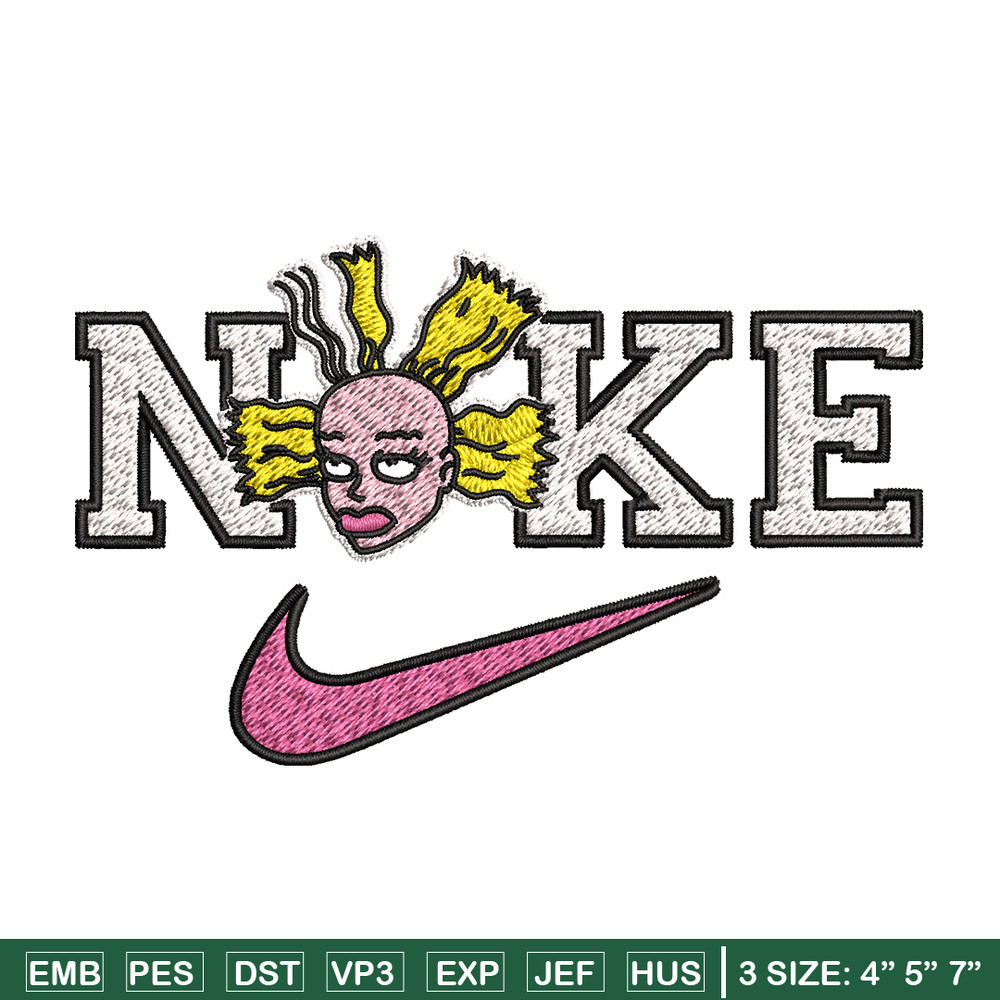Nike funny girl Embroidery Design, Brand Embroidery, Nike Embroidery, Embroidery File, Logo shirt, Digital download.jpg