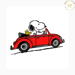 snoopy driver svg, trending svg, snoopy svg, snoopy lover, snoopy clipart, driver svg, car svg, red car svg, snoopy cut