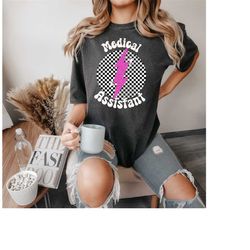 retro medical assistant tshirt future ma graduate cma gifts thank you cma week gifts nursing assistant t shirt coworker