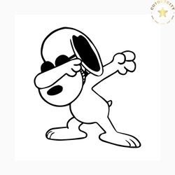 dabbing snoopy svg, trending svg, snoopy svg, snoopy lover, dabbing svg, love dabbing svg, snoopy clipart, snoopy cut fi
