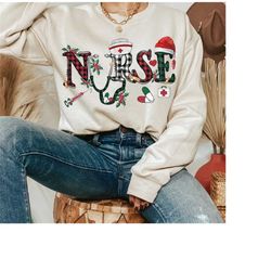 nurse christmas png, merry christmas, nurse png, nurse design, stethoscope png, sublimation design,christmas sublimation