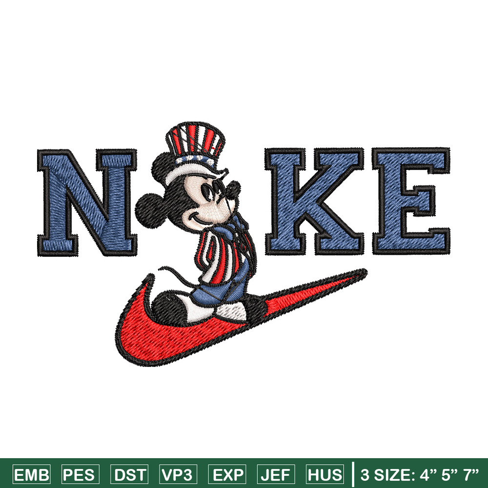 Nike mickey Embroidery Design, Brand Embroidery, Nike Embroidery, Embroidery File, Logo shirt, Digital download.jpg