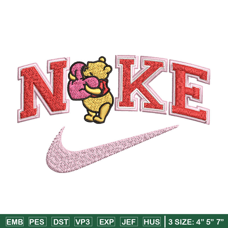 Nike pooh Embroidery Design, Pooh Embroidery, Nike Embroidery, Embroidery File, Logo shirt, Digital download.jpg