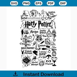 harry potter hogwarts bundle svg, trending svg, harry potter svg, harry potter shirts, harry potter gifts, harry potter