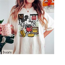 vintage mickey mouse 1928 comfort colors tee, disney mickey and friends shirt, disneyland holiday vacation shirt, disney