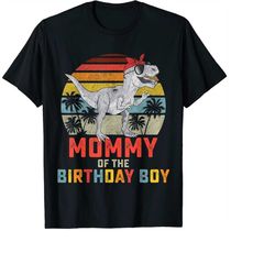 mommy dinosaur of the birthday boy matching family png