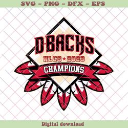 Vintage Dbacks NLCS 2023 Champions SVG File For Cricut
