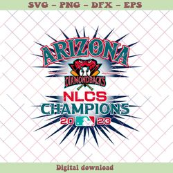 Arizona NLCS Champions Baseball Team World Series SVG File