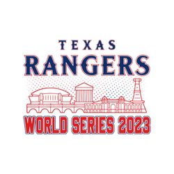 mlb texas rangers world series 2023 svg cutting digital file
