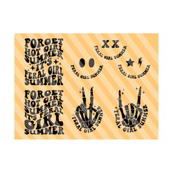 feral girl summer svg, feral wife svg, summer it's feral girl summer, funny svg, mom svg, funny women svg, women shirt svg, wavy stacked svg