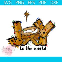 joy to the world christmas christian png sublimation