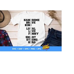 dad you are svg, dad acronym shirt svg png eps jpg dxf, father's day card, cricut silhouette cut file, printable, personalized gifts for dad