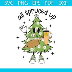 all spruced up bougie fir life tumbler svg file for cricut