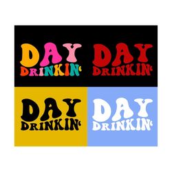 day drinkin' svg, drinking svg, summer t-shirt svg, summer svg, beach svg, vacation svg, wavy stacked svg alcohol svg,