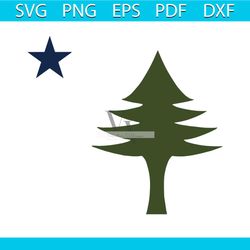 maine flag lewiston maine pray svg cutting digital file