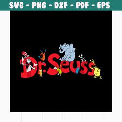 dr.seuss day svg, the cat in the hat svg, dr seuss svg, dr. seuss svg, thing one svg, thing two svg, fish one svg, fish