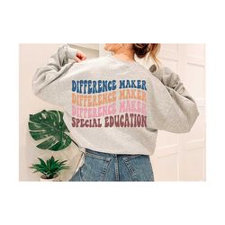 difference maker, special education svg, back to school svg, teacher gift svg, teacher t-shirt svg, teach svg, school svg, teacher life svg