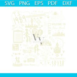 taylor swiftie 1989 out of the woods svg graphic design file