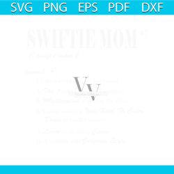 taylor swiftie mom like a regular mom but cooler svg file