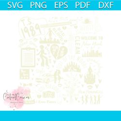 taylor swiftie 1989 out of the woods svg graphic design file