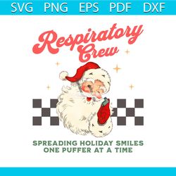 respiratory crew therapy team spreading holiday smiles png