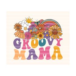 groovy mama svg, mama svg, hippie mama svg, groovy family svg, hippie birthday svg, groovy t-shirt svg, wavy stacked svg