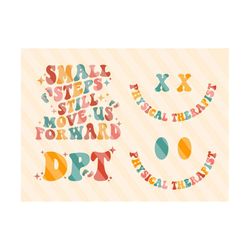small steps still move us forward svg, physical therapist svg, physical therapy svg, physical therapy t-shirt svg, wavy stacked svg