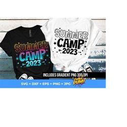 summer camp 2023 svg png, summer camp svg for t-shirt, summer camp png, summer camp cut files