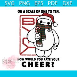 big hero baymax how would you rate your cheer svg file