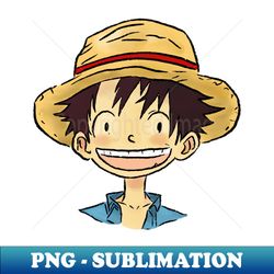 cute straw hat luffy - artistic sublimation digital file - spice up your sublimation projects