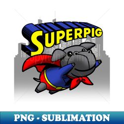 superpig cute superhero pig korean tv okja series - unique sublimation png download - revolutionize your designs