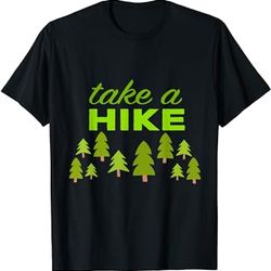 trending take a hike camping outdoors hiking t-shirt