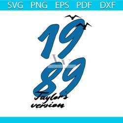vintage 1989 taylor version new album svg cutting file