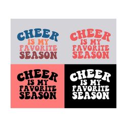 cheer is my favorite season svg, cheer svg, cheer fan svg, cheer mom svg, sport t-shirt svg, love sport svg, wavy stacked svg for