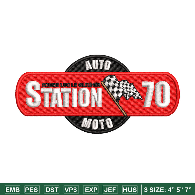 Station 70 embroidery design, Station 70 embroidery, embroidery file, logo design, logo shirt, Digital download..jpg