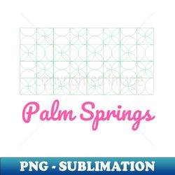 palm springs architecture mid century modern - sublimation-ready png file - add a festive touch to every day
