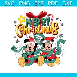 merry christmas minnie mickey magic kingdom svg file