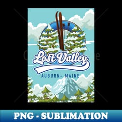 auburn maine lost valley ski - png transparent sublimation file - enhance your apparel with stunning detail