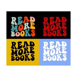 read more books svg, book lover svg, teacher svg, book lover shirt svg, book club svg, reading svg, read svg, wavy stacked svg dxf eps png