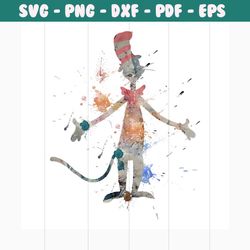 dr seuss painting svg, trending svg, dr seuss svg, dr seuss gifts, painting svg, cat in the hat svg, hat svg, cat svg, c