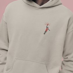 vintage michael jordan y2k hoodie - retro nba basketball apparel, 90s style magic hoodie, sweatshirt  unisex heavy blend