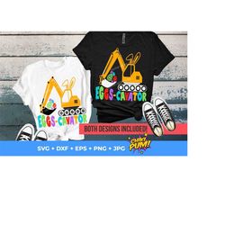 eggs-cavator svg, easter boy svg, kids easter svg, eggscavator svg, easter boy shirt svg, png, eps, dxf, jpg
