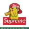 Supreme Pikachu Embroidery design, Pokemon Embroidery, anime design, Embroidery File, anime shirt, Digital download..jpg