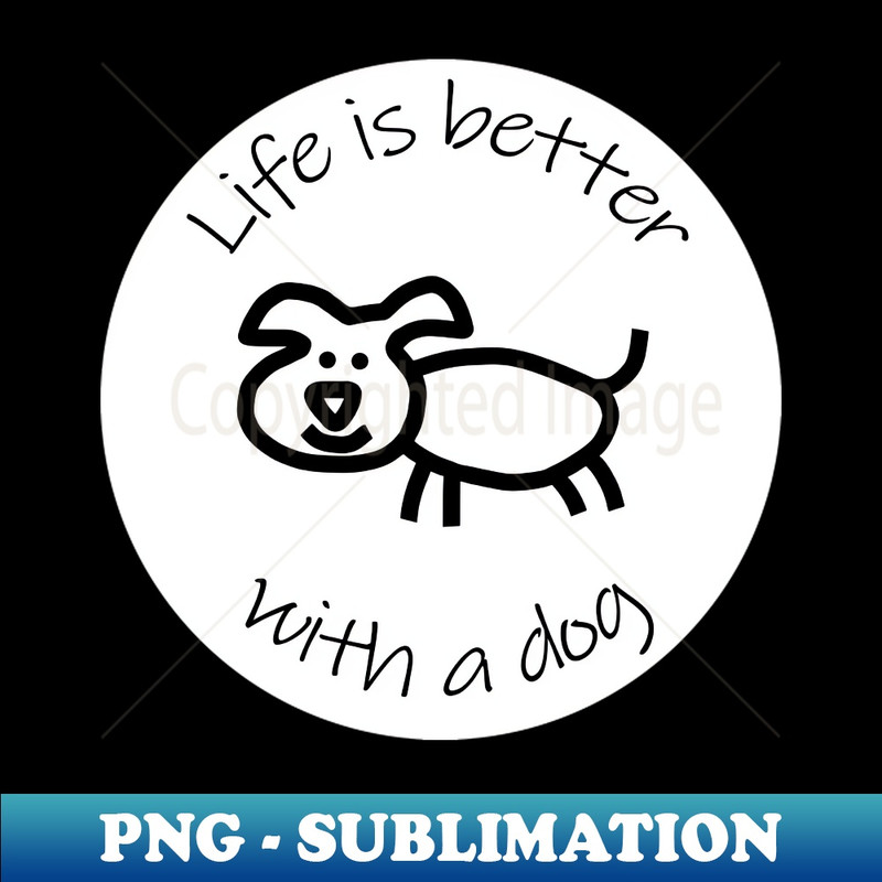 OE-20231101-6185_Disc with Life is Better with a Dog Animals Quote 1934.jpg