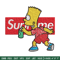 Supreme Simpson Embroidery design, Simpson cartoon Embroidery, cartoon design, Embroidery File, Digital download..jpg